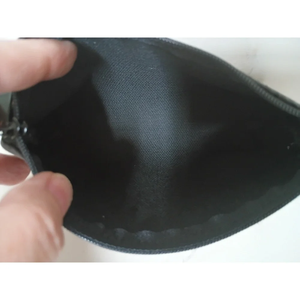 Dooney & Bourke Black Logo Zip Cosmetic Pouch